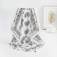 4pcs Satin Headscarf Headwrap Sleeping Headband - 27.5 Inch Satin Square Headscarf For Women - Multicolor - View 3