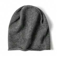 Topi Beanie Rajut Longgar Unisex, Topi Hangat Musim Dingin Lembut Bergaris Warna Polos, Gaya Streetwear Kasual, Cocok Untuk Aktivitas Luar Ruangan, Perjalanan Sehari-hari, Pakaian Musim Dingin - MultiWarna - View 7