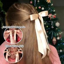 磁性蝴蝶发夹，强力防滑磁性发夹，无缝二合一设计，居家旅行皆宜，易于使用的美发工具 - 多色 - 查看 3