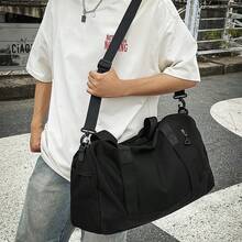 Large Capacity Waterproof Sports Gym Bag With Shoe Compartment, Adjustable Strap, Unisex - Multicolor - View 1