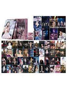 55 piezas Conjunto de Photocards de BP, Photocards del Concierto DEADLINE de JISOO, JENNIE, LISA, ROSE - Multicolor - Ver 1