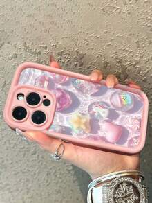 2026新款彩色镂空爱心独角兽时尚手机壳，兼容 14、14 Pro、14 Pro Max、13、13 Pro、13 Pro Max、11、11 Pro Max、12、12 Pro、12 Pro Max、XR、XS、15、15 Pro、15 Pro Max、16、16 Pro、16 Pro Max、17、17 Pro、17 Air、17 Pro Max，Galaxy S24、A04、A12、A13、A14、A23、A24、A32、A33、A51、A52、A53、A54、A72、S20 FE、9、9A，防震手机壳 - 彩色 - 查看 4