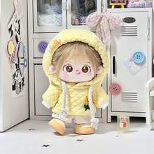 20厘米娃娃连帽衫套装 可爱娃娃服装替换套装 男女娃娃通用 - 彩色 - 查看 4