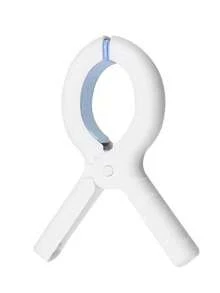 Beach Towel Clips, Heavy Duty Plastic Clothespins, Blanket Drying Clips, Windproof Clothing Clips, Home Supplies - White and Yellow - View 11