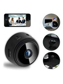 Cámara Mini WiFi HD 1080P Visión Nocturna Detección de Movimiento para Uso Doméstico - Negro - Ver 6