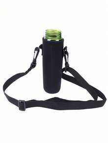 420-1500ML Water Bottle Sleeve, Hot & Cold Insulation, Travel-Friendly, Portable, Sweat-Resistant, Outdoor Drink Holder Covers For Hiking, Camping, And Fitnes - Black - View 3