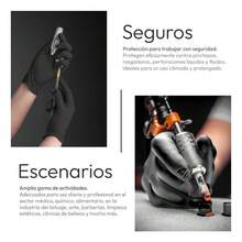 Guantes de Nitrilo 500 Piezas Sin Polvo Libre de Latex | Calidad Resistente Azul - Negro 500 piezas - Ver 4