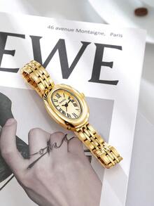 1 件女士简约时尚休闲石英表，适合作为礼物或日常佩戴 - 均碼 - 查看 8