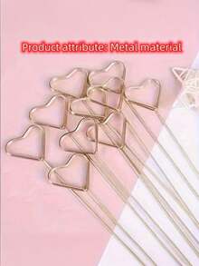 Flower Card Holder, Flower Photo Holder, Photo Memo Holder, Metal Flower Card Holder, Gold Round Photo Holder, Wedding And Party Gift Card Holder. - Holiday Name Card Holder - View 8