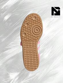 Adidas Samba JaneLight Pink Gum (GS)– Lifestyle Sneakers – Shoes For Youth/Women - Vintage -Spring & Summer-Inspired Running Shoes, Shock-Absorbing Comfort, Gym To Streetwear Casual Wear-Mother's Day Gifts-Father's Day Gift–JP9544 - Hồng nhạt/Trắng/Nướng - Xem 5