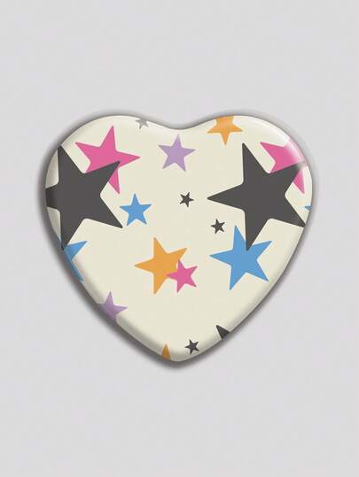 Insignia con forma de corazón linda, insignia/broche de moda clásica, diseño plano 2D, accesorio de metal de alta calidad, adecuado para decorar ropa, sombreros, mochilas, regalos divertidos para amigos, compañeros de clase, colegas, miembros de la familia