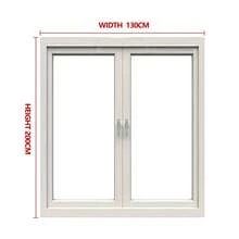 Màn chống muỗi mùa hè mới, thiết kế khóa kéo đôi màu trắng, màn cửa sổ tự dính cho phòng ngủ, ban công, dễ dàng lắp đặt. - trắng - Xem 56