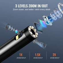 Borescopes - จอแสดงผล 12.7 ซม., สายไฟยาว 15 ม., 2600 mAh Akku - ดู 4