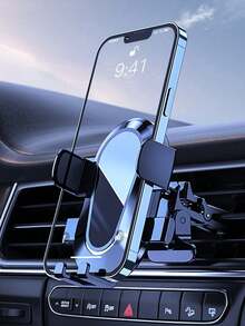 1pc Universal Car Air Vent Phone Holder, New Model Car Phone Mount Clip Bracket - A - View 1