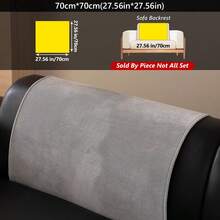 1件装奢华天鹅绒沙发套，防刮宠物友好设计 – 柔软舒适，适用于客厅四季使用 - 多色 - 查看 17