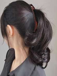 3/4 件套欧美懒人发梳、鱼形发夹、香蕉形发夹套装，多功能发梳，香蕉形发夹 - 彩色 - 查看 5