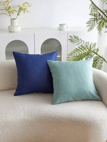 LCUHPCL 1 chiếc vỏ gối trang trí chống thấm nước thêu hình cua, phong cách đại dương, thích hợp trang trí phòng khách, phòng ngủ, tiệc tùng, mọi mùa. - Màu xanh hải quân - Xem 4