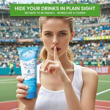 Bình đựng rượu giấu kín - 3 gói (chỉ chai rỗng), bình đựng rượu giấu kín dành cho nữ, thích hợp cho các chuyến du lịch, tiệc tùng, sự kiện thể thao, kèm phễu và nhãn dán an toàn, tổng dung tích 15oz. - Nhiều màu - Xem 1