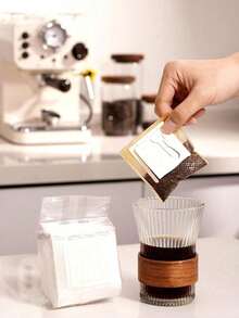 Disposable Coffee Filter Bags, Coffee Filter Paper Drip Bags For Hand Drip Coffee Powder Filtration - Multicolor - View 3