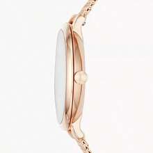 Fossil Lady Rose Gold Mesh Bracelet Roman Numerals Dial Elegant Quartz Watch With Elegant Design For Daily Use Women's Gift ES4352 - Rose Gold - View 2