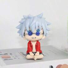 Jujutsu Kaisen 1个Q版沙滩手办，五条悟、悠仁、宿傩、夏油、七海、惠，动漫人物模型，家居装饰、汽车配件、电脑装饰、生日礼物、情侣礼物、收藏品、主题活动、节日装饰、圣诞节、万圣节 - 多色 - 查看 16