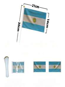 5/10/20pcs 21*14cm Puerto Rico Mexico Handheld Small Flags, 2026 World Cup National Team Cheering Hand Flags, Football Fan Stadium Support Banners, Vuvuzela Accessories, Father's Day Gift, July 4th Independence Day Decor, Wedding Graduation Bachelor Party Decoration, Indoor Home Room Soft Decor, Outdoor Yard Garden Scene Decoration - A - View 42