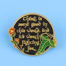 Cute Enamel Pin Lapel Pins Badges On Backpack Women's Brooch Zinc Alloy Clothes Gift Jewelry Fashion Accessories - Black - View 5