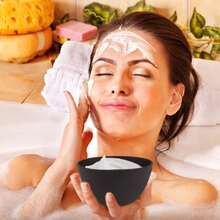 硅胶面膜碗，家用及美发沙龙适用，化妆品量勺及面膜碗套装，面膜碗套装。多种容量可选。 - 彩色 - 查看 3