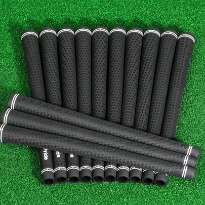 13pcs Soft High Grip Golf Club Grips - Non-Slip All-Weather Golf Club Grips, Suitable For Standard/Midsize/Jumbo Golf Clubs, Durable Rubber Material With Stripes, Golf Club Grips, Golf Grips, Golf Accessories, Golf Training Supplies, Golf Gifts, Ideal For Outdoor Activities, Golf Sports, Training Field Tools, Gifts For Men, Gifts For Women, Golf Gifts, Personalized Gifts, Father's Day Gifts