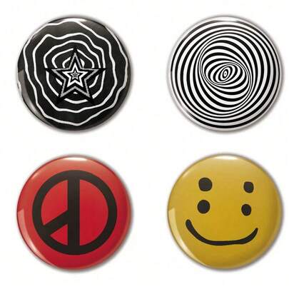 Interesting Pattern Brooch Pin, Women's Lapel Brooch Pin, Bag Pendant, Fashion Accessory, Fun Gift For Friends, Family, Teachers And Classmates