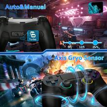 Wireless Controller Compatible With P4/Pro/Slim And PC - 1000mAh Battery, 6-Axis Motion Sensor, Audio Jack - View 4