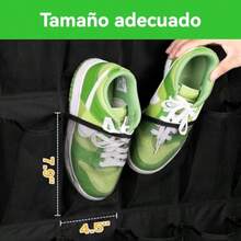 Zapatero sobre La Puerta con 35 Grandes Bolsillos De Malla Zapatero Colgante Adecuado para Guardar Zapatos Accesorios Juguetes Artículos De Tocador Artículos De Lavandería Negro-35 - negro35 - Ver 5