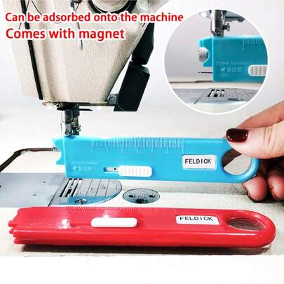 1pc New Automatic Needle Threader, Convenient & Quick Sewing Machine Needle Threader, Comes With Hook Needle, Suitable For Industrial Flat Sewing Machines & Vintage Foot-Operated Sewing Machines