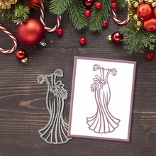 创意服装模具、DIY剪贴簿相册和压花模板、贺卡制作工具、卡片纸切割工艺品、礼品卡制作模板模切。 - 銀色 - 查看 5