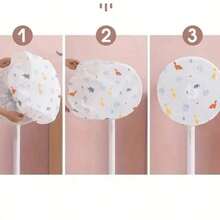 1个装电风扇安全防护罩，儿童防护网罩，可水洗重复使用，适用于16-20英寸风扇，弹性带设计，家用和办公防护 - 全覆蓋的 - 查看 4