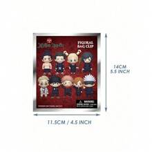 Crunchyroll 1pc Official Authorized 3D Anime Character Series Blind Box Keychain, Random One Character Such As Yuji Itadori, Nobara Kugisaki Or Others, Suitable As Anniversary Or Birthday Gift For Mom, Friends - Series 4 - View 4