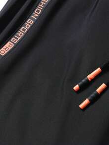 1条男友风男士夏季轻便速干透气跑步运动裤 - 黑色 - 查看 9