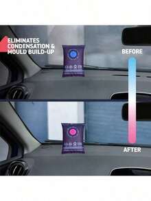 1pc Reusable Silicone Car Dehumidifier Bag - Perfect For Absorbing Moisture, Preventing Dampness, High Humidity And Condensation In Cars Or Homes, Home Dehumidifier - Multicolor - View 5