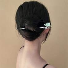 1 chiếc kẹp tóc hình hoa sen 3D trong suốt, phụ kiện tóc phong cách cổ điển thanh lịch dùng hàng ngày, làm phụ kiện đội đầu, kẹp tóc nối, kẹp tạo kiểu tóc. - Nhiều màu - Xem 2