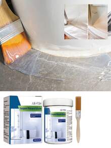 JUE FISH 多用途透明防水密封胶，透明防水涂层，适用于浴室、阳台、屋顶防漏（新旧版本随机发货） - T-6000 - 查看 2