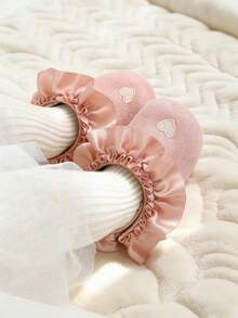 Infant Anti-Slip Rubber Sole Sneakers, Infant Toddler Shoes, Newborn Loafers, Flat Shoes - Pink - View 6