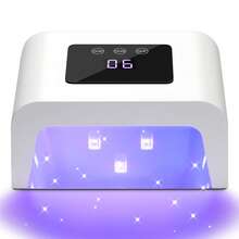UV LED美甲灯 专业美甲烘干机，带LCD触摸屏和3种定时设置，15颗LED灯珠 美甲灯工具 - 彩色 - 查看 7