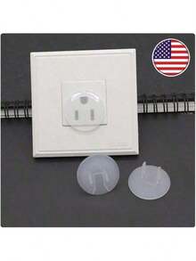 10pcs Socket Cover, Transparent Protective Electrical Protection Cap, EU Power Socket, Socket Plug Protection Cover, Plug Protection - Multicolor - View 5