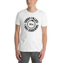 Animator T-Shirt |   Sorry I'm Late, Digital Creatives GiftMinimalist Style  Sweatshirt Graphic Tees, Vintage Clothes, Streetwear, Going Out Tops, Summer Tops, Spring Outfits, Funny Shirts, Matching Couple Outfits, Matching Outfits Vacation, Figure Print Casual, Street Fashion, Versatile - 黑色 - 查看 8