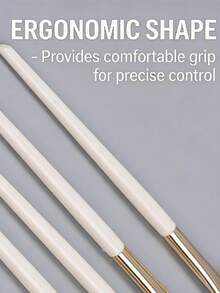 12 Pink Gradient Makeup Brush Set Quality Hair Beginners Essential Powder Mist Dream Light And Easy To Grasp Powder Powder Blush Nose Shadow Eyeshadow Brush - White - View 3