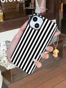 1pc Minimalist Artistic Colorful Striped Pattern Glossy 2-In-1 Phiên Film Hard Phone Case Compatible With Samsung/ 11/12/13/14/15/16/17 Pro Max - Nhiều màu 9 - Xem 4