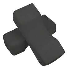 Almohada de terciopelo para el cuello, para extensiones de pestañas y maquillaje. - Negro - Ver 7