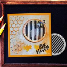 Creative Round Shutters Dies, DIY Scrapbooking Album And Embossing Stencil, Greeting Card Making Tool, Card Paper Cutting Crafts ,Gift Card Making Template Die Cuts. - perak - View 4