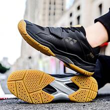 Men's Badminton Shoes, Neutral Badminton Shoes, Anti Slip, Badminton Rebound, Professional Training Sports Shoes - Black - View 2