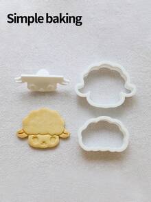 1 buah Cetakan Kue Bentuk Domba & Kelinci Lucu, Dengan Cetakan Pola Domba, Kelinci, Wortel, dan Pita. Cetakan Kue yang Mudah Digunakan untuk Memanggang Kue, Hadiah Ulang Tahun, Alat Memanggang, dan Dekorasi Kue. - View 11